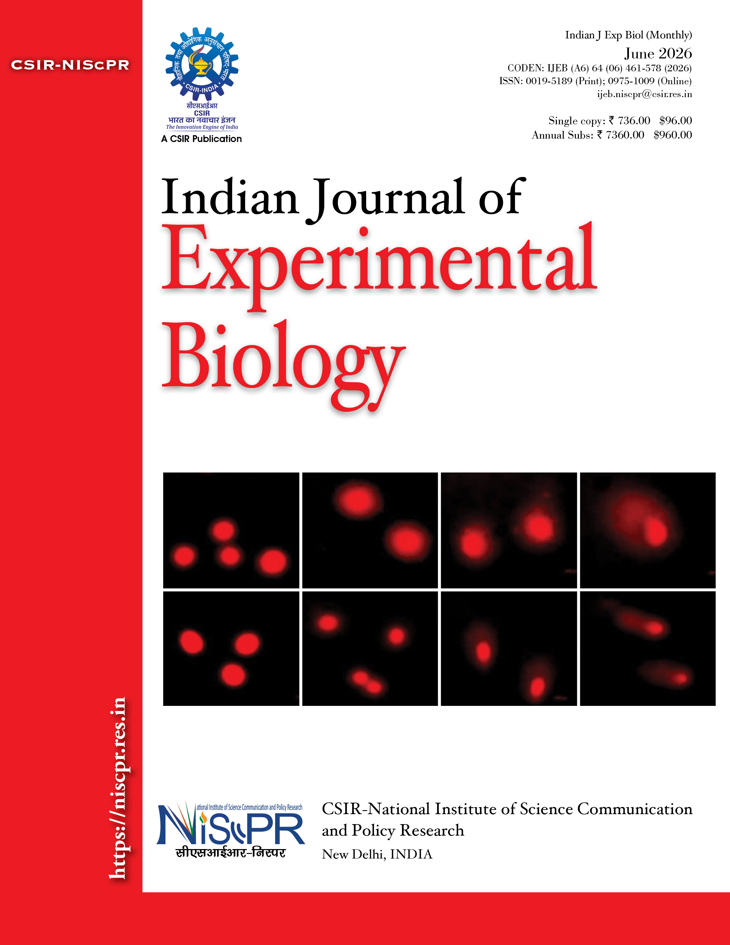 					View Vol. 64 No. 06 (2026): IJEB JUNE 2026
				